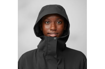 Image of Fjallraven Vardag Rain Parka - Womens, Black, Extra Small, F14500131-550-XS
