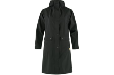 Image of Fjallraven Vardag Rain Parka - Womens, Black, Extra Small, F14500131-550-XS