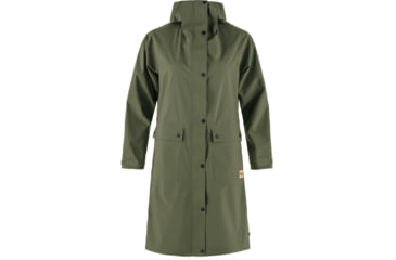 Image of Fjallraven Vardag Rain Parka - Womens, Laurel Green, Large, F14500131-625-L