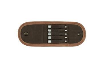 Image of Fjallraven Varmland 5 Bullet Case, Dark Olive-Brown, One Size, F23343-633-290-One Size