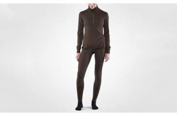Image of Fjallraven Varmland Woolterry Johns - Womens, Dark Olive, Extra Small, F90841-633-XS