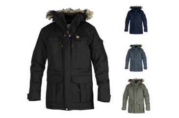 Image of Fjallraven Yupik Parka, Black, Dark Navy, Dusk, Mountain Grey