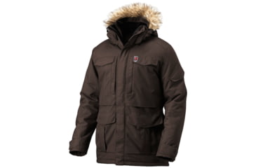 Image of Fjallraven Yupik Parka - Men's, Black Brown, X-Small, 80630-BLACK BROWN-XS
