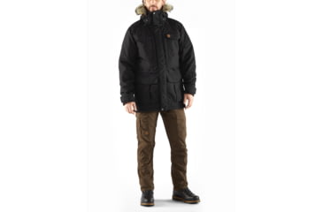 Image of Fjallraven Yupik Parka - Mens, Black, X-Small, FJR0032-BLACK-X-SMALL