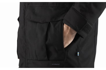 Image of Fjallraven Yupik Parka - Mens, Black, X-Small, FJR0032-BLACK-X-SMALL