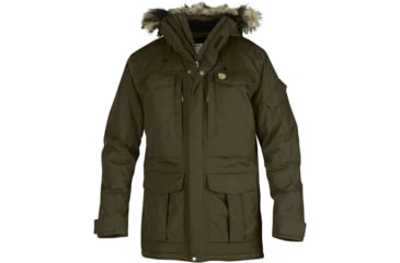 Image of Fjallraven Yupik Parka - Men's, Dark Olive, Medium, 80630-DARK OLIVE-M