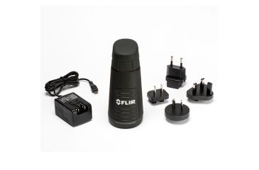 Image of FLIR Systems Battery Charger w/Power Supply and Multi Plugs, Black T199128