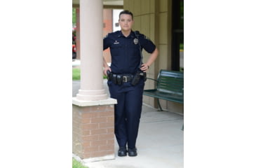 Image of Flying Cross Deluxe Tactical Womens Short Sleeve Shirt - Lapd Navy - 152R698630NA