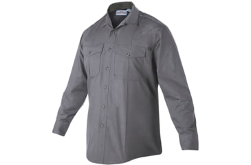 Image of Flying Cross FX STAT Long Sleeve Woven Shirt - Women's, Oxford Gray, Long, 30 US Bust, FX7120W7130LONG