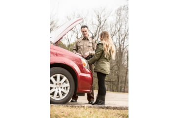 Image of Flying Cross Justice Long Sleeve Shirt W/ Pleated Pockets, Silver Tan - 05W84041401453233
