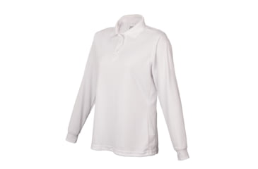 Image of Flying Cross Long Sleeve Impact Polo - Women's, White, Large, 3220W00LARGENA