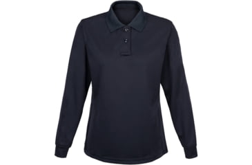 Image of Flying Cross Womens Long Sleeve Impact Polo, Lapd Navy - 3220W86LARGENA