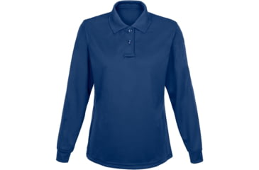 Image of Flying Cross Long Sleeve Impact Polo - Women's, Royal Blue, Large, 3220W66LARGENA