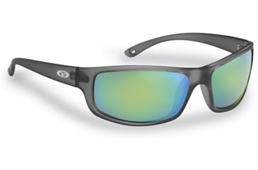 Image of Flying Fisherman 7756GAG Slack Tide Sunglasses Granite Amber-Green Mirror, 7756GAG