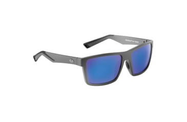 Image of Flying Fisherman 7826GSB Swirl Sunglasses Matte Gray Frame Smoke-Blue Mirror Lens, AcuTint Polarized Lens System, 7826GSB