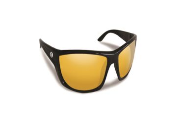 Image of Flying Fisherman Buchanan Sunglasses, Black w/Yellow Amber 4002798