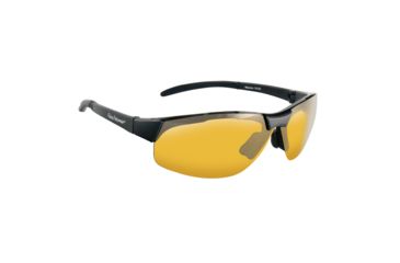 Image of Flying Fisherman Maverick Sunglasses, Matte Black/Yellow Amber 101581