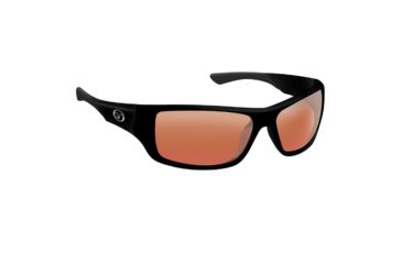 Image of Flying Fisherman Triton Sunglasses, Matte Black Frame, Vermillion 4010176