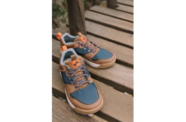 Image of Forsake Banks Low Top Hiking Boots - Men's, Navy/Orange, 9, MSS21B1-492-9
