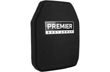Image of Fortis Manufacturing GT/RF2 Level III+ Armor Plate, Multi-Curve, 10x12in, Black, FOR-9503