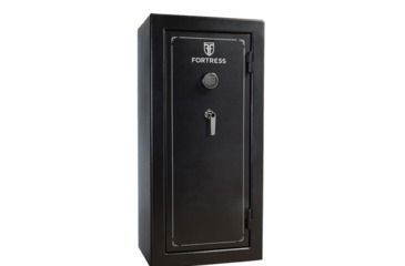 Image of Fortress 14 Gun Fire Safe w/E-Lock and Override Key, 55x20x17in, Black, FS14E