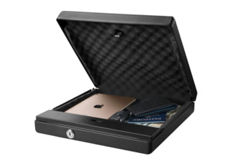 Image of Fortress Large Portable Safe with Electronic Lock, Black Santex, Large, 11E30