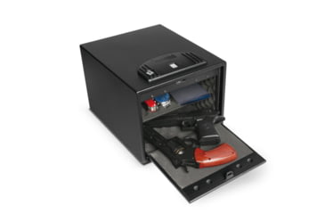 Image of Fortress Large Quick Access Safe with Biometric Lock, Black Santex, Large, 55B30