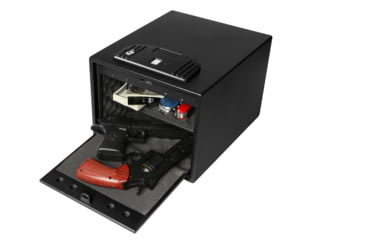 Image of Fortress Large Quick Access Safe with Biometric Lock, Black Santex, Large, 55B30