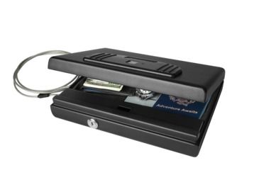 Image of Fortress Medium Portable Safe with Biometric Lock, Black, Medium, 11B20