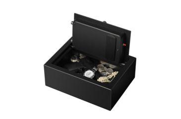 Image of Fortress Personal Drawer Safe with Electronic Lock, Black, Small, 44E10