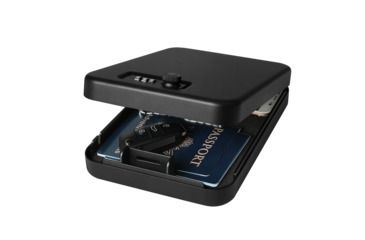 Image of Fortress Portable Safe with Combination Lock, Black, Small, 11C10