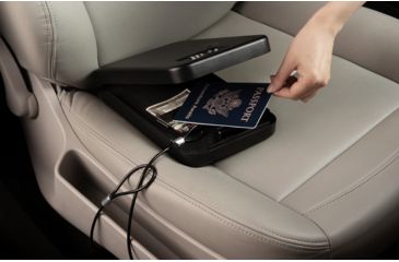 Image of Fortress Portable Safe with Combination Lock, Black, Small, 11C10