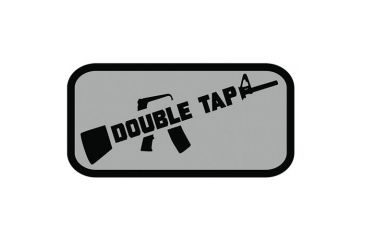 Image of Fox Outdoor Medical and Morale Patches, Double Tap - Grey, 84P-121