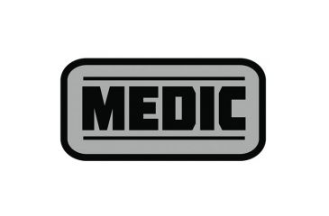 Image of Fox Outdoor Medical and Morale Patches, Medic - Grey, 84P-031