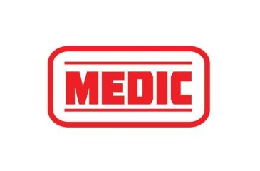 Image of Fox Outdoor Medical and Morale Patches, Medic - White, 84P-033