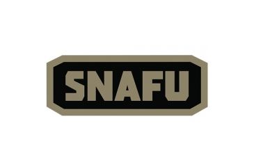 Image of Fox Outdoor Medical and Morale Patches, SNAFU - Foliage/Black, 84P-453