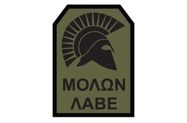 Image of Fox Outdoor Medical and Morale Patches, Sparten - Olive drab, 84P-150