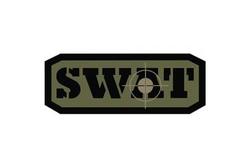 Image of Fox Outdoor Medical and Morale Patches, Swat - Black/Olive Drab, 84P-480