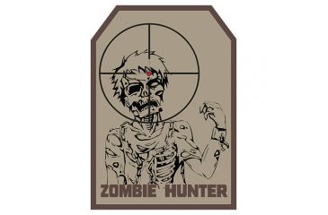 Image of Fox Outdoor Medical and Morale Patches, Zombie Hunter - Khaki, 84P-392
