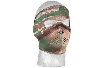 Image of Fox Outdoor Neoprene Thermal Face Mask, Multi Brushed Camo 72-654