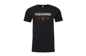 Image of Foxpro E93BS Est. 93 Black Cotton/Polyester Short Sleeve Small