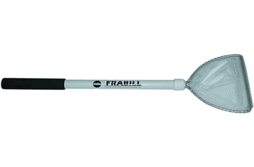 Image of Frabill Baitwell Net 8x9in D-Hoop 18in Fixed PVC Handle, 3241