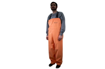 Image of Frogg Toggs Men's WayPoint Angler Bib, Orange, Size MD, 1WA911-300-MD