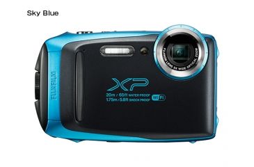 Image of Fujifilm FinePix XP130 Underwater Digital Camera, 16.4 MP, 1080p Full HD Video, w/Optical Image Stabilization, Skyblue, 600019826