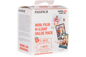 Image of Fujifilm Mini Holiday Value Pack Film, Small, 600017171