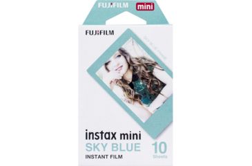 Image of Fujifilm Mini Sky Blue Border Film 10 Pack, Small, 16537055