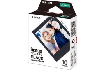 Image of Fujifilm Square Film, 10 Pack, Black, Small, 16576532