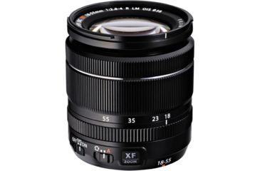 Image of Fujifilm XF18-55mm F2.8-4.0 R LM OIS Camera Lens, Black, Medium, 16276479