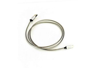 Image of Fuse Chicken Armour Charge Lightning Cable, 1 Meter, Silver, Lifetime Warranty, FCH-04254