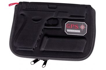 Image of GPS Compression Molded Pistol Case, Black, For Glock GPS-907PC